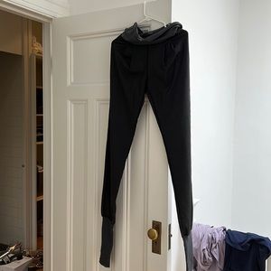 Super rare Pilates foldable lulu grey pleated pant
